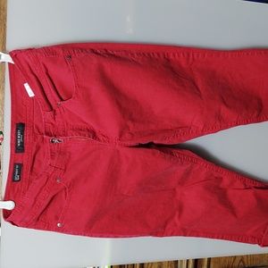 Nine West Jeans ANNETTE - Red, Date Night Fit, Size 30/10MA